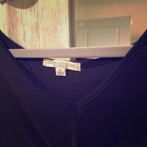 FIT SLIM BLACK WRAPPED SHIRT